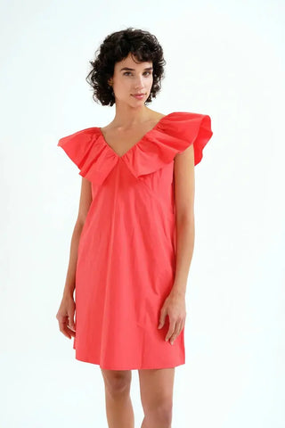 Compania Fantastica Short Dress, Red Compania Fantastica