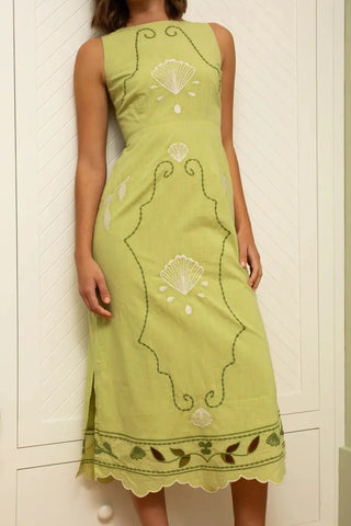 Anna Cate Francis Midi Dress, Pastel Mint ANNA CATE