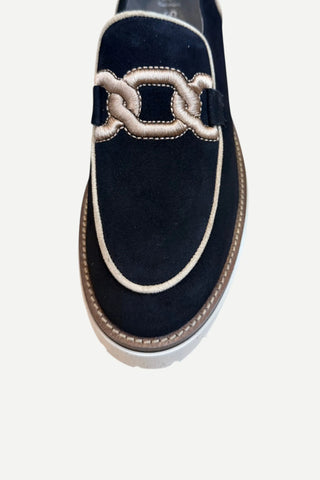 Softwaves Devin Velour Sneaker, Black/Sahara
