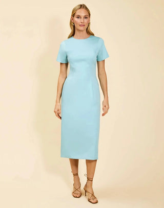 Mestiza Hampton Convertible Midi Dress, Quatrefoil Blue Mestiza Hampton Convertible Midi Dress, Quatrefoil Blue