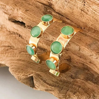 Virtue Jewelry Design The Halston Earring, Spearmint / Green