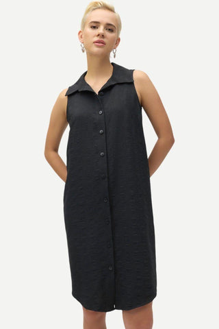 Joseph Ribkoff Novelty Short Shirt Dress, Black