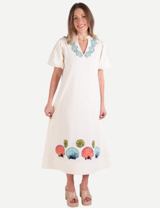 Emily McCarthy Hampton Birch Dress, Seaside Linen