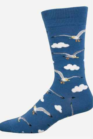 SockSmith 'Mine Now' Mens Socks, Seagull Blue