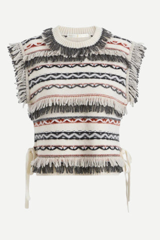 Marie Oliver Desmond Popover Top, Blizzard