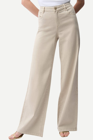 Joseph Ribkoff Goldie Classic Wide-Leg Stretch Denim Jeans, Moonstone