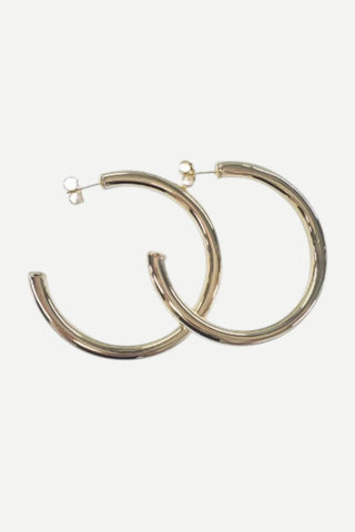 Sheila Fajl Arlene Hoops, Shiny 18K Gold Plated SHEILA FAJL