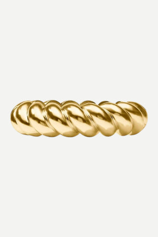 Julie Vos Ravello Statement Hinge Bangle, Gold