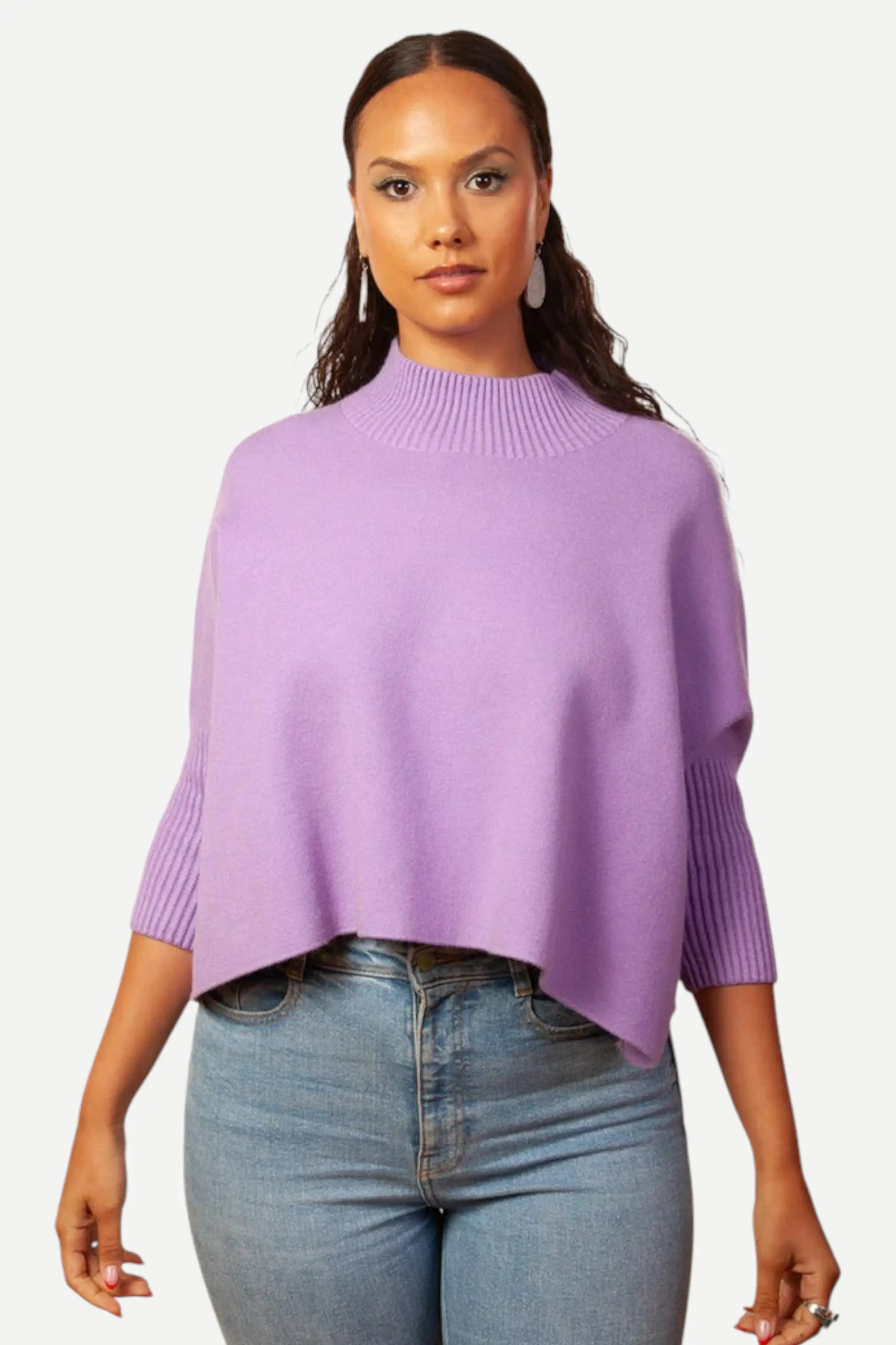 Kerisma Aja Sweater, Lavender - Monkee's of the Village