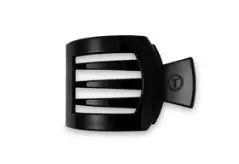 Teleties Medium Flat Square Clip, Black