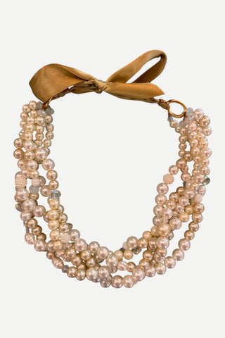 Simona Collar  Quintetto Isla Perla Necklace