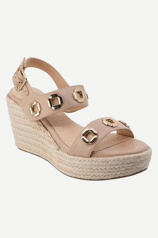 Koko + Palenki Echo Platform Sandal, Raffia