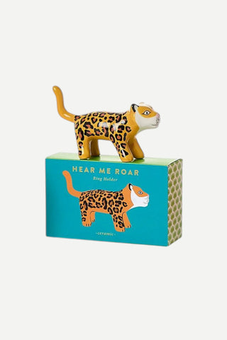 Two's Company Wild Cat Jewelry / Ring Holder, Blue TWO'S COMPANY