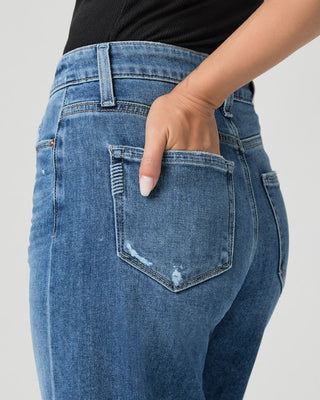 Paige Anessa w/ Raw Hem Denim, Rock Show Distressed