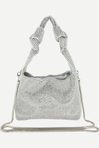 BC Bags Knot Evening Bag, Silver