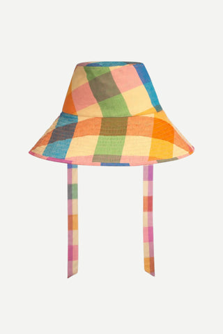 Sunshine Tienda Rainbow Plaid Beachy Bucket Hat Sunshine Tienda