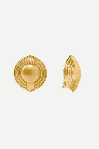 Julie Vos Portofino Statement Clip Earring, Gold