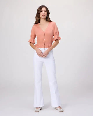 Paige Marlow Skimmer Denim Pant, Crisp White PAIGE DENIM