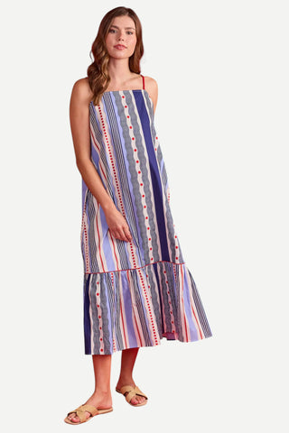 Double A Vera Dress, Liberty Stripe