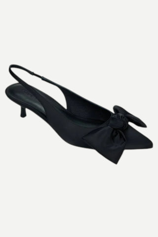 Yosi Samra Elise Sling Back Heel, Black