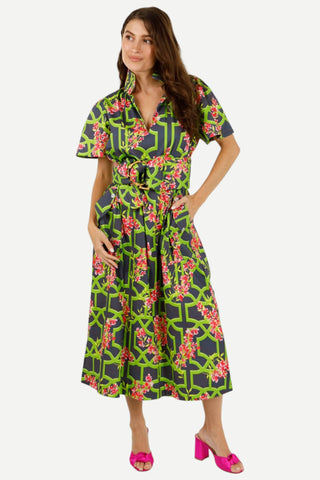 Gretchen Dress Vine & Dandy Bougainvillea / M/L Gretchen Dress Vine & Dandy Bougainvillea / M/L