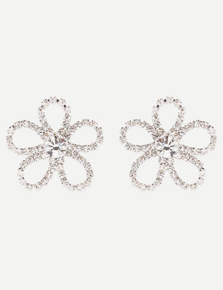 Loren Hope Leilani Flower Studs, Crystal