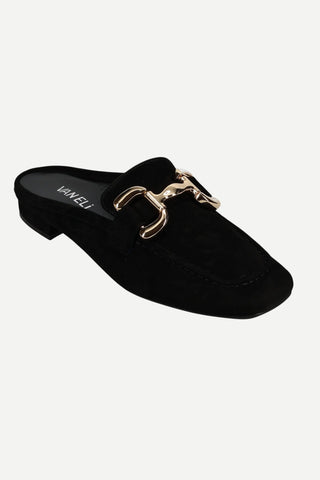 Vaneli Shaine Suede Flat, Black Suede