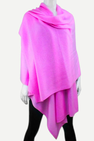 Mitchie's Matchings 100% Cashmere, Wide Scarf, Hot Pink