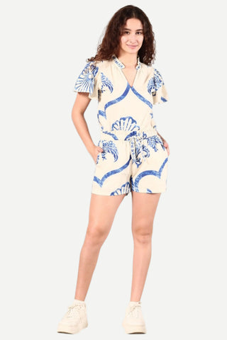 Maude Isa Shorts, Blue Fresco Maude