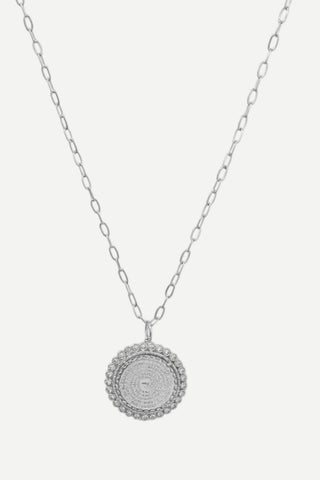 Allison Avery Lord's Prayer Halo Chain, Silver