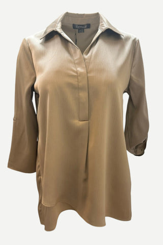 Renuar Woven Blouse, Storm