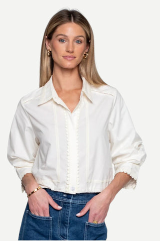 Elizabeth James Carter Top, Solid White
