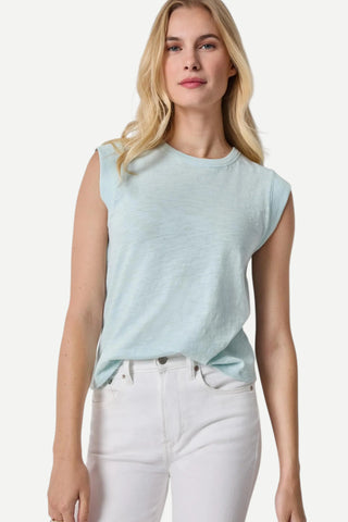 Lilla P Cap Sleeve Crew Top, Seabreeze LILLA P