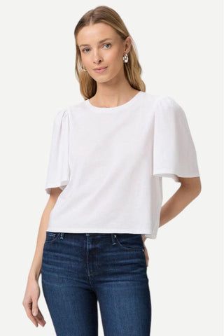 Paige Sigrid Tee, White