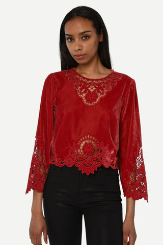 Love the Label Alina Top, American Beauty