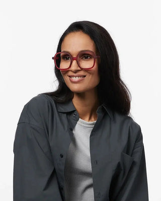 IZIPIZI® Office Reading Glasses, Cherry Red, +1.5