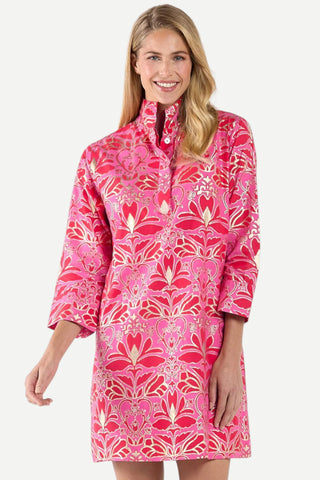 Jude Connally Helen Dress, Imperial Garden Peony/Gold JUDE CONNALLY