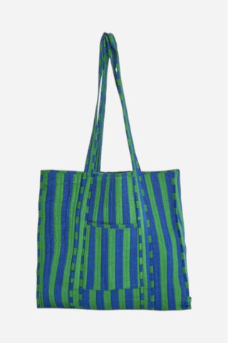 Two's Company True Tones Reversible Tote, Green