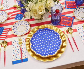 Sophistiplate Dinner Plate, 10.5", 8/pk, Party in the USA
