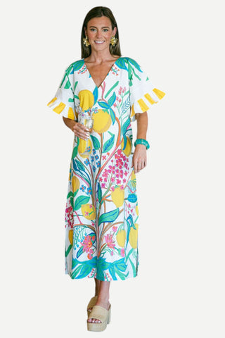 House of MBR Citrus Toddy© Poppy Long Dress
