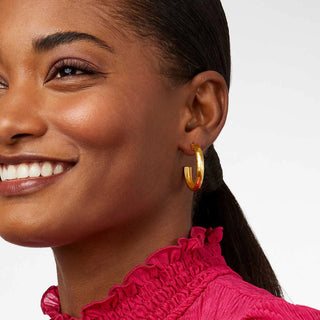 Julie Vos Large Havana Hoop Earring, Gold JULIE VOS