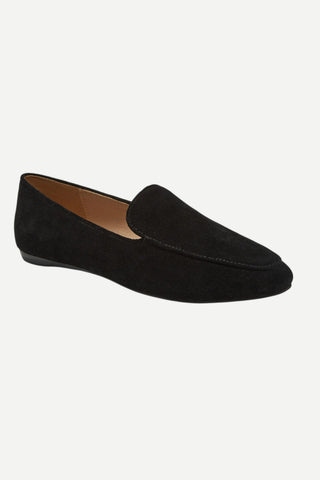 Silent D Boy Suede Loafer, Black