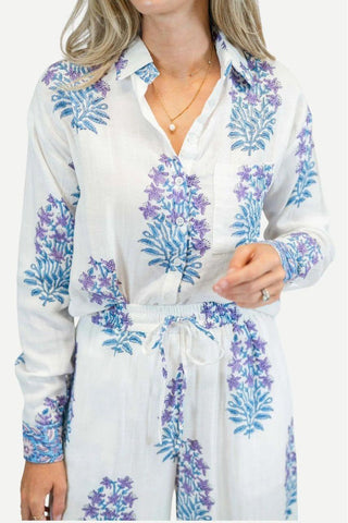 Victoria Dunn Millie Blouse, Amethyst
