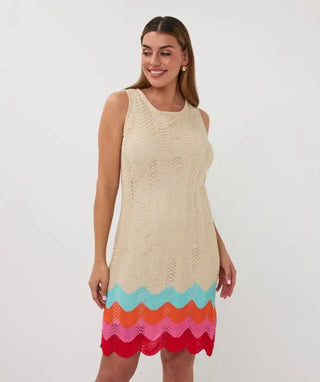Esqualo Dress Zig-Zag, Multi Esqualo