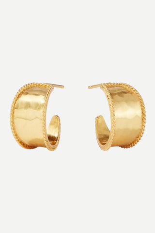 Julie Vos Savoy Small Hoop Earring, Gold