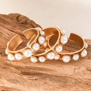 Virtue Jewelry Design The Hope Cuff Bracelet, Pearl