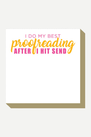 Rosanne Beck Collections Luxe Notepad, I Do My Best Proofreading