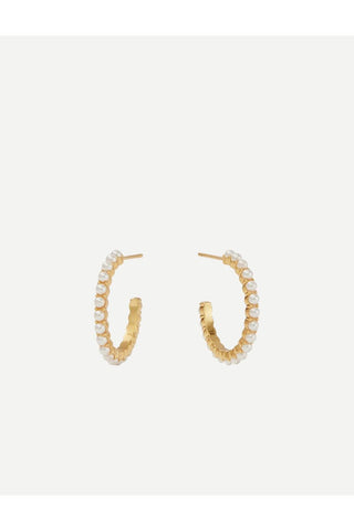 Julie Vos Small Juliet Hoop, Pearl JULIE VOS