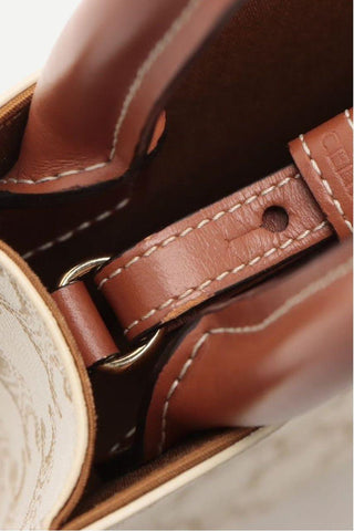 Celine Mini Vertical Cabas, Triomphe Canvas