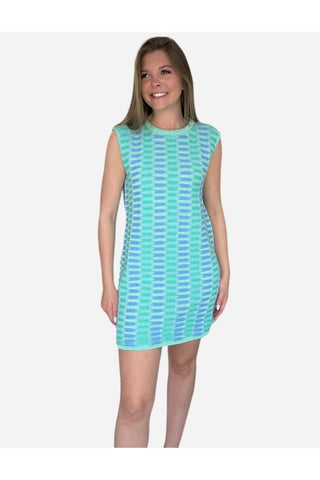 Anna Cate Wells Dress, Seafoam